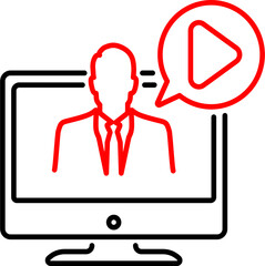 Obraz premium Webinar