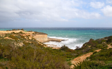 St. Peter's Pool near Marsaxlokk, Malta