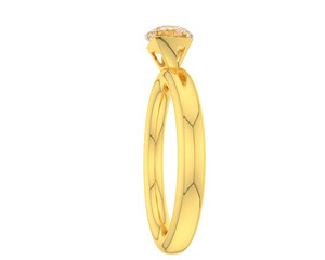 Jewelry isolated on background. 3d rendering - illustration