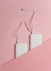 Naklejka premium power bank