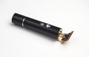 Trimmer for cutting beard and nose on a white background