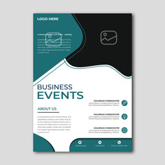  vector vertical business flyer template