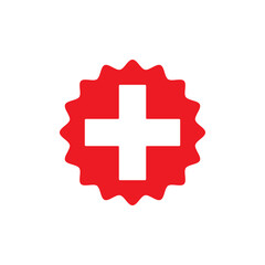 Fototapeta premium First aid badge