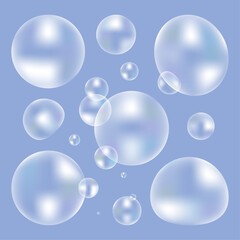 비눗방울 일러스트 세트