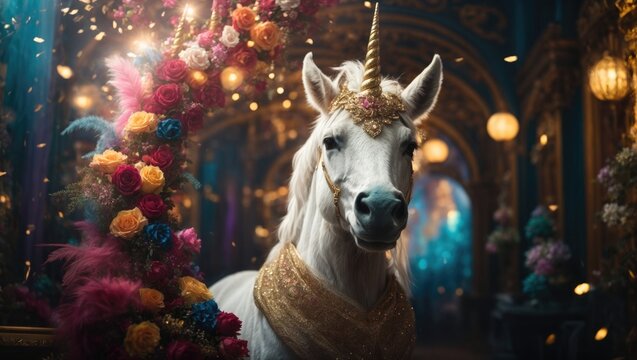 How about simply "Sparkling Horns: A Whimsical Unicorn's Tale"?