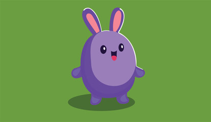 A cute little happy cartoon Character 