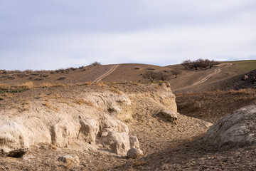 Soil erosion due to climate change in the Almaty region of the Republic of Kazakhstan. Global problem of land desertification