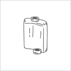 vector illustration of alcohol drinking bottle