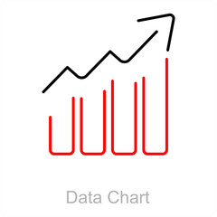 Data Chart and analytics icon concept