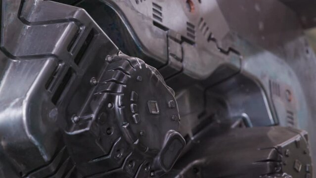 A close look at a Die Casting machine.