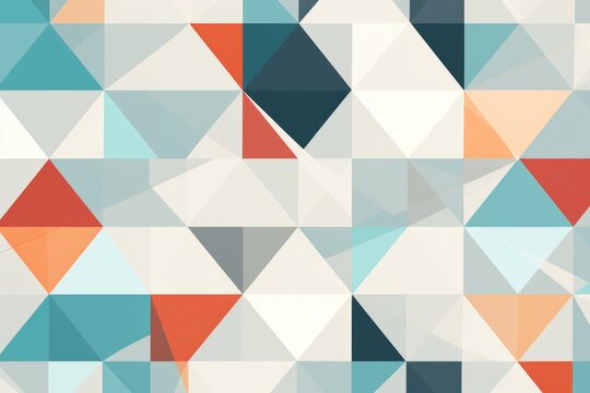  Explore the limitless possibilities of geometry in design with a versatile and visually engaging geometric pattern background, Generative AI