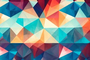 Immerse yourself in a world of mathematical elegance with a geometric pattern background, featuring tessellations l designs, Generative AI 