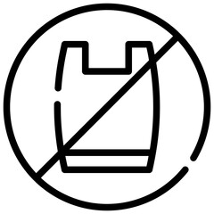 No Plastic Icon