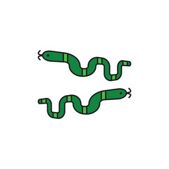 snake vector type icon