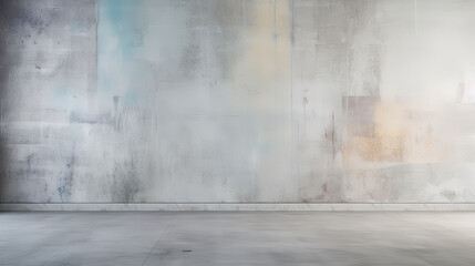 A concrete background with a hint of color, where the cool grey tones are complemented by a subtle wash of pastel hues Ai Generative