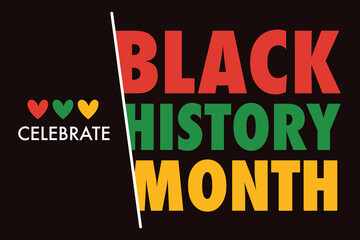Fototapeta na wymiar Black History Month, celebrating the black history 