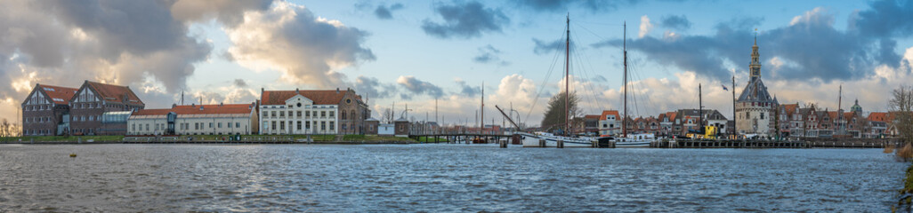 Panorama of Hoorn, North Holland, The Netherlands