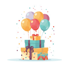Obraz na płótnie Canvas gift, vector, present, illustration, 3d, surprise, box, ribbon, background, bow, birthday, realistic, holiday, package, render, prize, icon, set, anniversary, sale, happy, isolated, object, offer, par