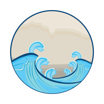 sea wave illustration