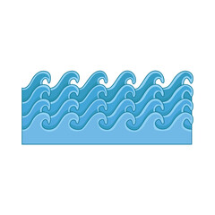illustration of wave