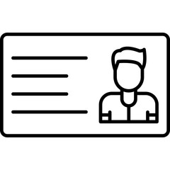 Visitor Card Icon