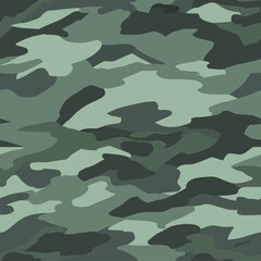 Contemporary Urban Camouflage Vector Military Textile Print, Abstract Army Style Modern Fabric Template seamless pattern