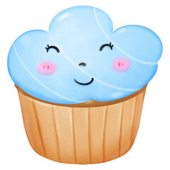 Cartoon Cupcake,