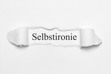 Selbstironie	