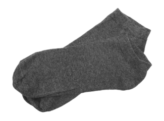 New sports cotton socks pair isolated on white