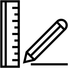 Drafting Tools Vector Icon