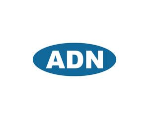 ADN Logo design vector template