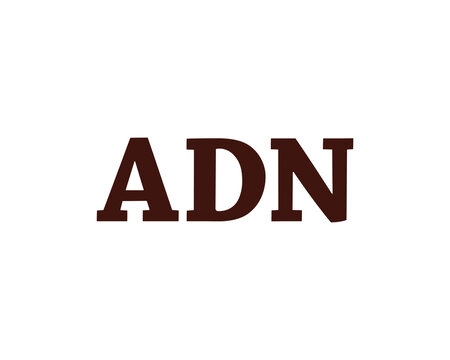 ADN Logo design vector template