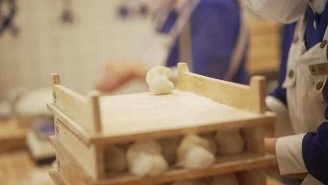 making dumpling