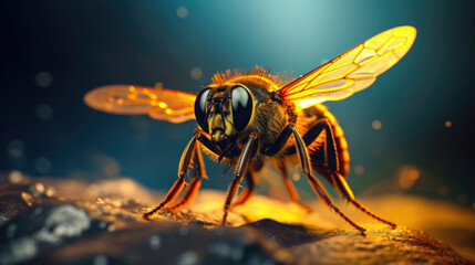 Fototapeta premium Stunning Animal Close-Up: Exotic Wildlife Photography with Fur Texture Contrast and Smooth Bokeh Bliss