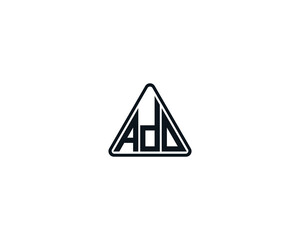 ADO logo design vector template