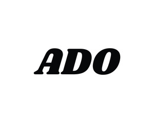 ADO logo design vector template