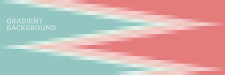 Vector abstract background with gradients in turquoise and pink tones