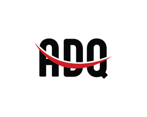 ADQ logo design vector template