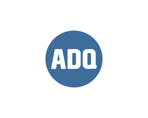 ADQ logo design vector template