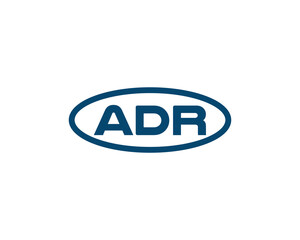 ADR logo design vector template