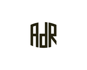 ADR logo design vector template