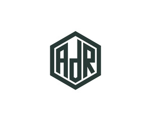 ADR logo design vector template
