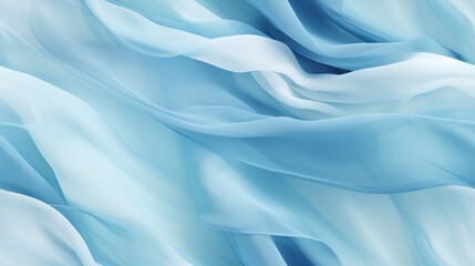  a close up of a blue and white fabric with a wavy design on the top of the fabric and bottom of the fabric.