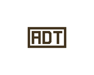 Obraz premium ADT logo design vector template