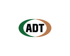 ADT logo design vector template