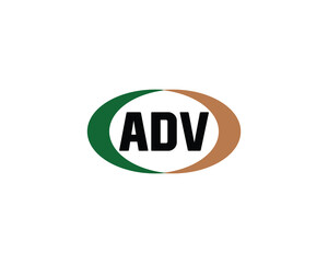 ADV Logo design vector template