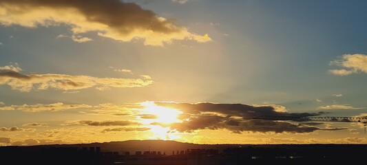 Fototapeta premium Sunny clouds