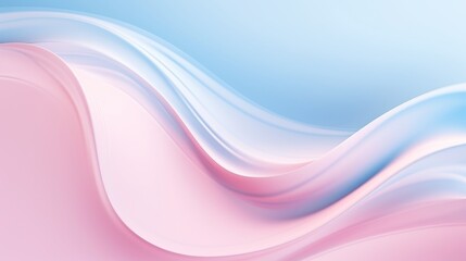 Abstract pastel pink paint on pastel blue background - fluid composition with copy space, minimalist natural luxury