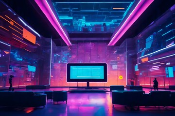 Spreadsheet Management. Stock Market Data on a Displays.