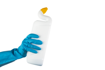 Detergent bottle isolated, wash and cleanup tool, professional cleaning service